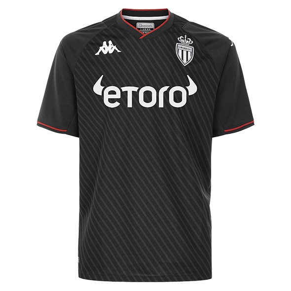 Camiseta AS Monaco 2ª 2021/22 Negro